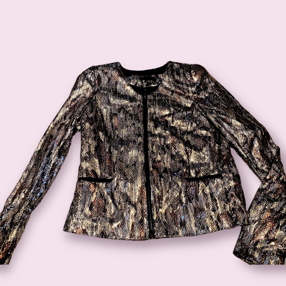 Joe’s Jeans Sequin Snakeskin Jacket